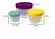 SET X 3 POTES HERMETICOS REDONDOS PARA CONSERVAR VIANDA - SAN REMO - MAREMTIENDA