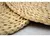 Individual Fibra Tejidos Natural Claro Redondo 38cm - MAREMTIENDA