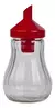 Azucarera Vidrio Tapa Dosificadora Roja - comprar online