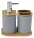 Set Baño 3 Piezas Jabonera Dispenser Porta Cepillos Base en internet