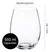 Pack X6 Copa Copon Sin Pie Cristal Degustación 550 Ml Rona - MAREMTIENDA