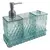Kit De Baño Glamour Areia Cristal Acrílico Accesorios - comprar online