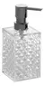 Dispenser De Jabon A Presion Brilante 7x7x17cm acrilico - MAREMTIENDA