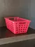 Canasto Caja Organizador Plastico Acanalado Grande Coza 39X30X16.8 ROJO - MAREMTIENDA