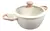 Cacerola Induccion Antiadherente 20 Cm Granito Crema Carol - comprar online