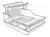 ESCURRIDOR PLATOS ALUMINIO 2 PISOS GRIS - comprar online