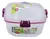 HERMETICO CUADRADO CON CUBIERTOS 2 NIVELES 1,1 LT POLINPLAST - comprar online