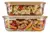 POTE HERMETICO DE VIDRIO CUADRADO TAPA BAMBOO CAROL 800 ML TUPER TAPER