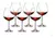 Set x 6 Copas Vino Colibri Cristal Crystalite Bohemia 650 Ml en internet