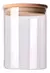 Frasco Vidrio Hermetico Tapa Bamboo 760ML C CAROL - MAREMTIENDA
