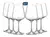 Set x 6 Copas Cristal Bohemia Vino Strix 580 Ml Crystalite - comprar online