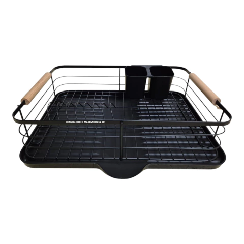 Seca Platos Escurridor Cocina Mesada Aluminio Carol 7 platos - comprar online