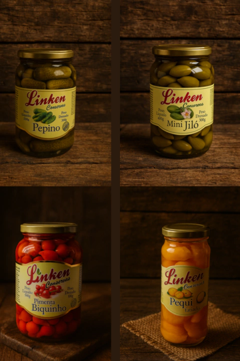 1 jiló + 1 pepino + 1 pimenta biquinho + 1 pequí