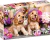 Spaniel Puppies with Flower Hats - comprar online