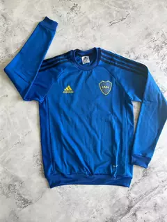BUZO AZUL BOCA CUELLO REDONDO - comprar online