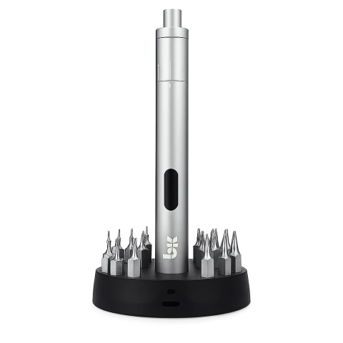 Destornillador Eléctrico de Precisión TBK | 24 Puntas | Batería 800mAh | Torque Ajustable