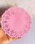 Doilies Coloridas - Rosa ou Azul- 14cm - comprar online