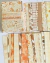 Kit de Papéis Soltos para Scrapbook Mix de Cores e Estampas - loja online