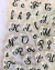 Carimbo Alfabeto e Números em Silicone – Letras Cursivas - Erva Doce Scrap