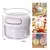2 Mini Processador Manual Para Alho Legumes 170ml - comprar online