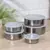 Conjunto De 5 Potes Com Tampas Em Inox - comprar online