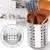 Escorredor De Talheres Inox Porta Talher Vazado Cozinha - comprar online