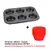 Forma para Cupcake em Inox com Silicone - 6 cavidades na internet