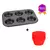 Forma para Cupcake em Inox com Silicone - 6 cavidades - comprar online