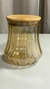 Pote de Vidro com Tampa de Bambu 550ml