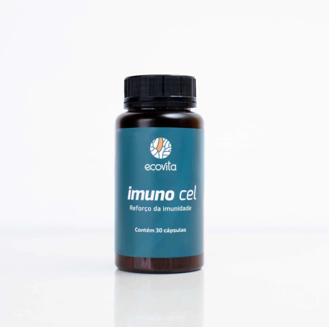 Imuno Cel - EcoVita - Reforço para o sistema imunológico - Vit C, D, Selênio, Zinco e betaglucana - 30 capsulas - comprar online