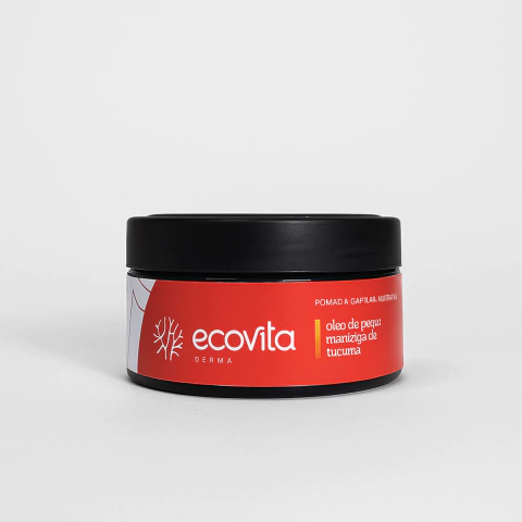 Pomada Capilar com Óleo de Pequi e Manteiga de Tucumã - EcoVita - Ative seus cachos - Cabelo com brilho e sem Frizz - 170g - comprar online