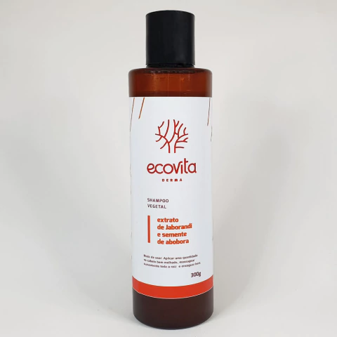 Shampoo Natural com Jaborandi e Óleo de semente de Abóbora - EcoVita - Fortalecedor Capilar - 300g - comprar online
