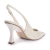 Slingback Verniz Couro Branco Salto Alto Capelli Rossi 288864 - loja online
