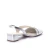Slingback em couro salto baixo prata Capelli | 300047 na internet