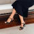 Sandália em couro salto alto Capelli | 299992 - comprar online