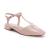 Slingback Couro Nude Salto Baixo Capelli Rossi 288790