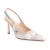 Slingback Verniz Couro Branco Salto Alto Capelli Rossi 288773 na internet