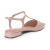 Slingback Couro Nude Salto Baixo Capelli Rossi 288790 - comprar online