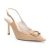 Slingback Couro Nude Salto Alto Capelli Rossi 288980 na internet