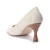 Scarpin em couro salto alto off white Capelli | 301939 na internet