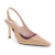Slingback Couro Nude Salto Alto Capelli Rossi 288783