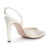 Slingback Couro Branco Salto Alto Capelli Rossi 289247 - loja online