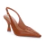 Slingback Verniz Couro Marrom Salto Alto Capelli Rossi 288866