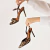 Slingback Couro Verniz Animal Print Salto Alto Capelli Rossi 288528 na internet