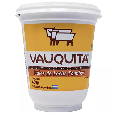 DULCE DE LECHE FAMILIAR VAUQUITA 400G