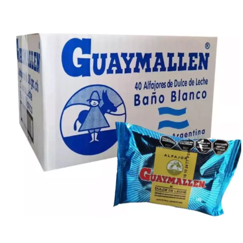 ALFAJOR GUAYMALLEN CHOCOLATE BLANCO CAJA X 40 UN - comprar online