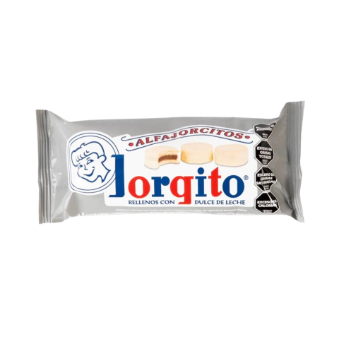 ALFAJOR MINI JORGITO BLANCO DULCE DE LECHE X6