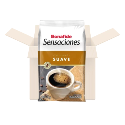 CAFÉ BONAFIDE SENSACIONES TORRADO SUAVE 1KG - BULTO X6 - comprar online