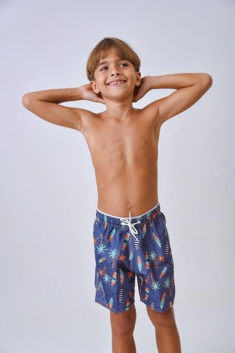 SHORT TACTEL INFANTIL MASCULINO - ILHA DO SURF