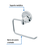 Accesorio Baño Aqua Portarollo Soporte Y Barra Foset 45164 - comprar en línea